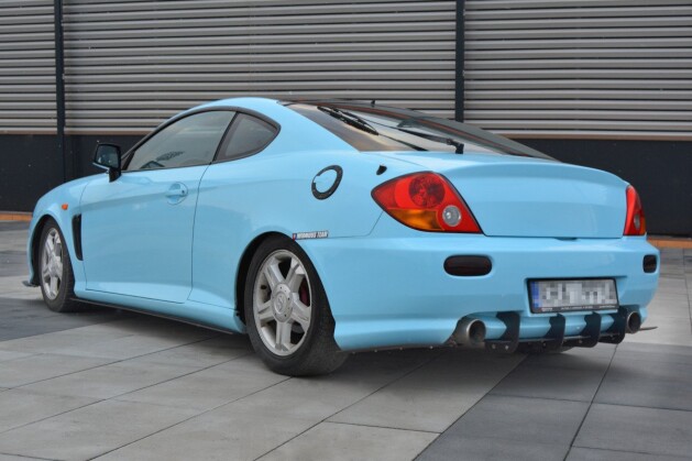 Heck Ansatz Diffusor passend für Heckschürze passend für HYUNDAI TIBURON MK.2 FACELIFT