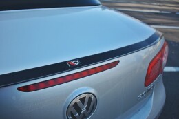 Heck Spoiler Aufsatz Abrisskante für VW EOS schwarz Hochglanz