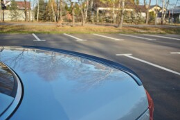 Heck Spoiler Aufsatz Abrisskante passend für VW EOS schwarz Hochglanz