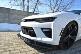 HYBRID Cup Spoilerlippe Front Ansatz für CHEVROLET CAMARO 6TH-GEN. PHASE-I 2SS COUPE