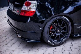 Heck Ansatz Flaps Diffusor für Audi Honda CIVIC EP3...