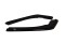 Heck Ansatz Flaps Diffusor passend für BMW 3er M-Paket F30 schwarz Hochglanz