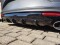 Heck Ansatz Diffusor passend für VW SCIROCCO MK.3 R FACELIFT schwarz Hochglanz