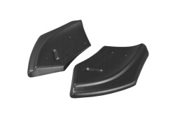 Heck Ansatz Flaps Diffusor passend für VW SCIROCCO MK.3 R FACELIFT schwarz Hochglanz