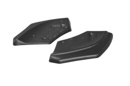 Heck Ansatz Flaps Diffusor passend für VW SCIROCCO MK.3 R FACELIFT schwarz Hochglanz