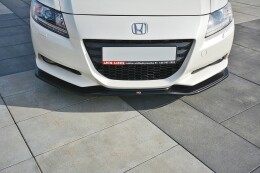 Cup Spoilerlippe Front Ansatz V.1 passend für HONDA CR-Z schwarz Hochglanz