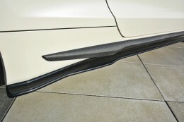 Seitenschweller Ansatz Cup Leisten passend für HONDA CR-Z Carbon Look