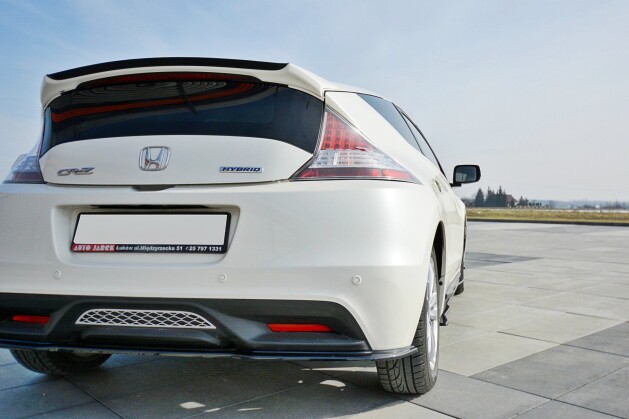 Heck Spoiler Aufsatz Abrisskante passend für HONDA CR-Z schwarz Hochglanz