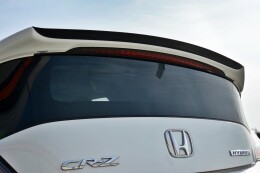 Heck Spoiler Aufsatz Abrisskante passend für HONDA CR-Z schwarz Hochglanz