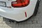 Heck Ansatz Flaps Diffusor für BMW M2 (F87) Coupe schwarz Hochglanz