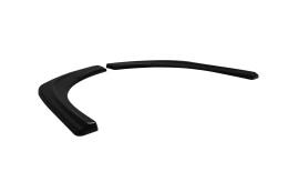 Heck Ansatz Flaps Diffusor passend für Ford Transit Custom Mk1 FL schwarz Hochglanz
