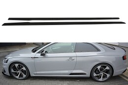 Sport Seitenschweller Ansatz Cup Leisten für Audi RS5 F5 Coupe