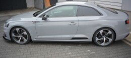 Sport Seitenschweller Ansatz Cup Leisten für Audi RS5 F5 Coupe