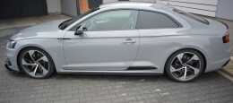 Sport Seitenschweller Ansatz Cup Leisten passend für Audi RS5 F5 Coupe