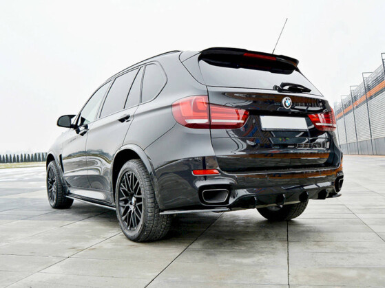 Seitenschweller Ansatz Cup Leisten passend für BMW X5 F15 M Paket schwarz Hochglanz