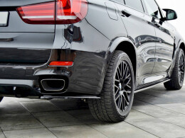 Seitenschweller Ansatz Cup Leisten passend für BMW X5 F15 M Paket schwarz Hochglanz