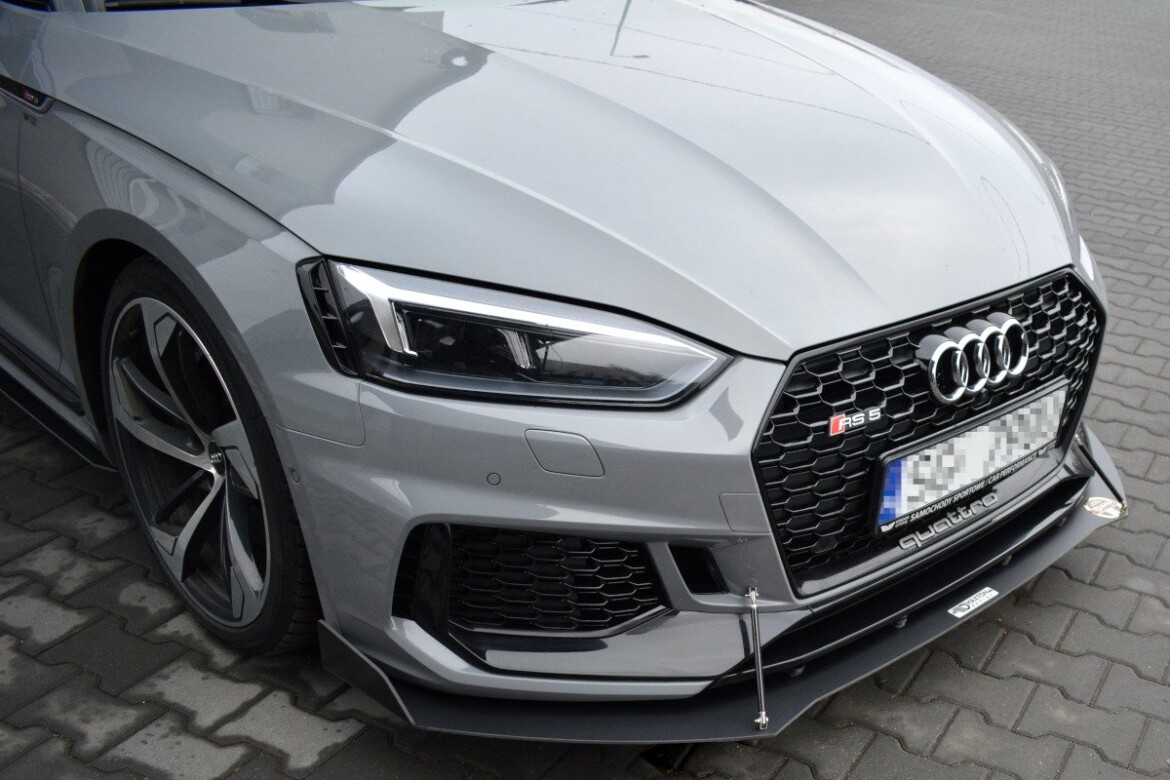 Racing Cup Spoilerlippe Front Ansatz V.2 für Audi RS5 F5 Coupe