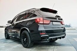 Heck Ansatz Diffusor für BMW X5 F15 M50d schwarz matt