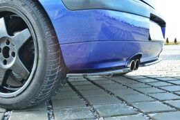 Heck Ansatz Flaps Diffusor passend für SEAT IBIZA MK2 FACELIFT CUPRA schwarz Hochglanz