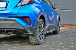 Street+ Heck Ansatz Flaps passend für Toyota C-HR schwarz Hochglanz