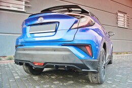 Heck Ansatz Diffusor passend für TOYOTA C-HR schwarz...