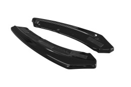 Heck Ansatz Flaps Diffusor passend für HYUNDAI GENESIS COUPÉ MK.1 schwarz Hochglanz