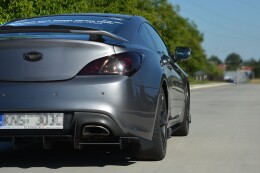 Heck Spoiler Aufsatz Abrisskante passend für HYUNDAI GENESIS COUPÉ MK.1 schwarz Hochglanz