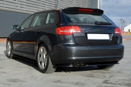 Splitter / Heck Ansatz Diffusor passend für Audi A3 Sportback 8P / 8P Facelift schwarz Hochglanz