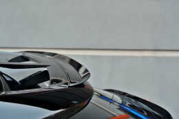 Heck Spoiler Aufsatz Abrisskante V.2 für Toyota C-HR Mk1 schwarz Hochglanz