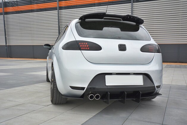 Heck Ansatz Diffusor Heckschürze V.2 für Seat Leon Mk2 Cupra/ FR