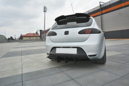 Heck Ansatz Diffusor passend für Heckschürze V.2 passend für Seat Leon Mk2 Cupra/ FR