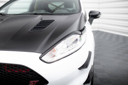 Scheinwerfer Blenden Böser Blick V.2 passend für Ford Fiesta ST / ST-Line / Standard Mk7 FL schwarz Hochglanz