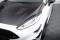Scheinwerfer Blenden Böser Blick V.1 passend für Ford Fiesta ST / ST-Line / Standard Mk7 FL schwarz Hochglanz
