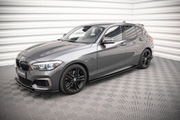 Seitenschweller Ansatz Cup Leisten V.2 für. BMW 1er M135i / M140i / M-Paket F20 schwarz Hochglanz