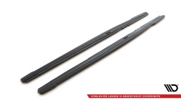 Seitenschweller Ansatz Cup Leisten V.2 passend für. BMW 1er F20 M135i / M140i / M-Paket schwarz Hochglanz