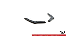Heck Ansatz Flaps Diffusor V.2 passend für BMW 1er F20/F21 M-POWER FACELIFT schwarz Hochglanz