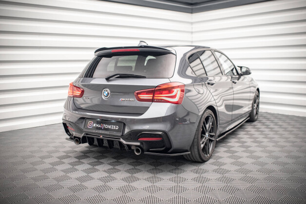 Heck Spoiler Aufsatz Abrisskante V.2 passend für BMW 1er M-Paket / M140i / Standard F20 schwarz Hochglanz