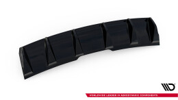 Heck Ansatz Diffusor passend für Audi RS5 Coupe / Sportback F5 schwarz Hochglanz