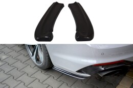 Heck Ansatz Flaps Diffusor für Audi RS5 F5 Coupe  Carbon Look