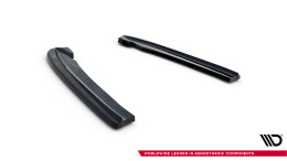 Heck Ansatz Flaps Diffusor für Audi RS5 Coupe / Sportback F5 schwarz Hochglanz