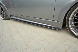 Seitenschweller Ansatz Cup Leisten passend für MINI R53 COOPER S JCW schwarz Hochglanz