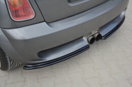 Street+ Heck Ansatz Flaps passend für Mini R53 Cooper S JCW schwarz Hochglanz