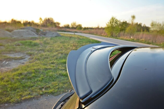 Heck Spoiler Aufsatz Abrisskante passend für MINI R53 COOPER S JCW schwarz Hochglanz