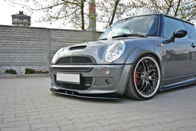 Cup Spoilerlippe Front Ansatz fur MINI R53 COOPER S JCW Carbon Look 112 00