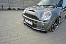 Cup Spoilerlippe Front Ansatz passend für MINI R53 COOPER S JCW Carbon Look