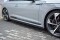 Seitenschweller Ansatz Cup Leisten für Audi RS5 F5 Coupe schwarz Hochglanz