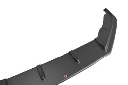 Cup Spoilerlippe Front Ansatz V.1 für VOLKSWAGEN SCIROCCO MK.3 R FACELIFT schwarz Hochglanz