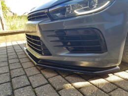 Cup Spoilerlippe Front Ansatz V.1 für VW SCIROCCO MK.3 R FL schwarz Hochglanz