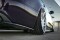 Heck Ansatz Flaps Diffusor passend für Audi A6 S-Line C6 / C6 FL Limousine / Avant schwarz Hochglanz