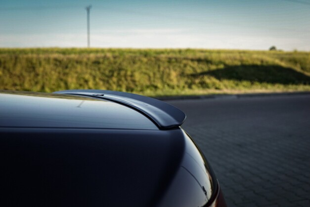 Heck Spoiler Aufsatz Abrisskante für Audi A6 S-Line C6 FL Limousine schwarz Hochglanz